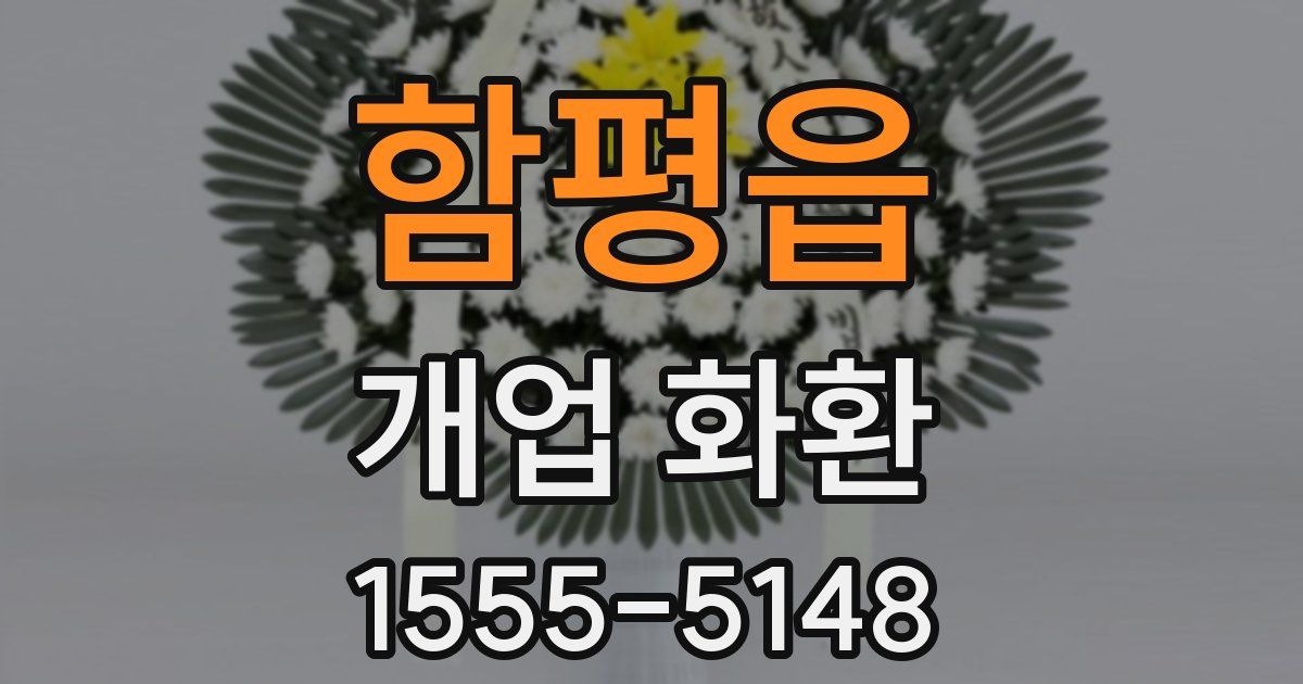 함평읍 개업 화환