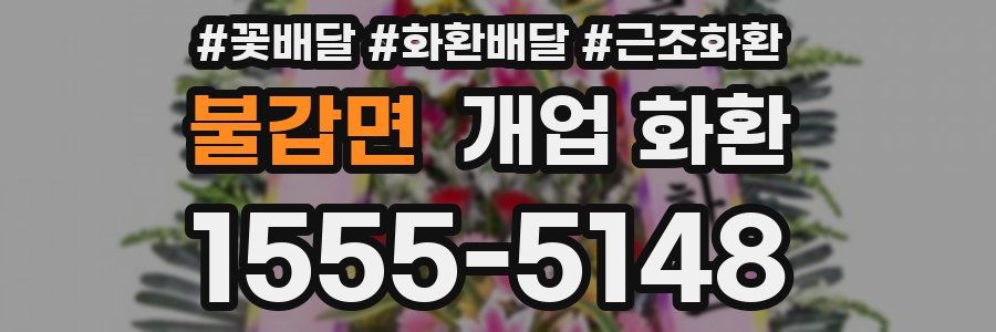 불갑면 개업 화환