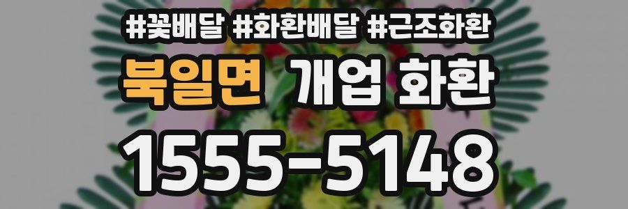 북일면 개업 화환