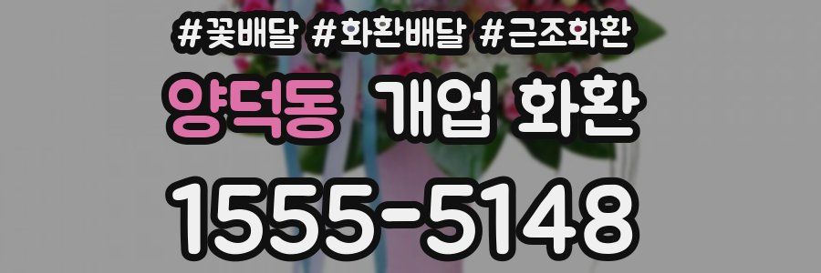 양덕동 개업 화환