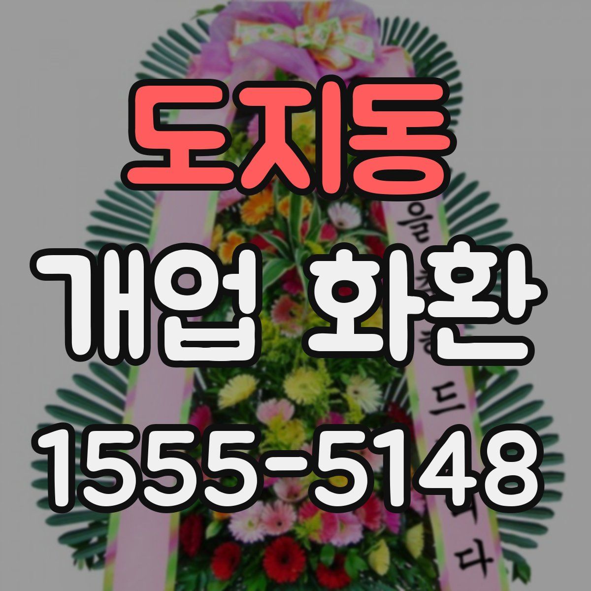 도지동 개업 화환