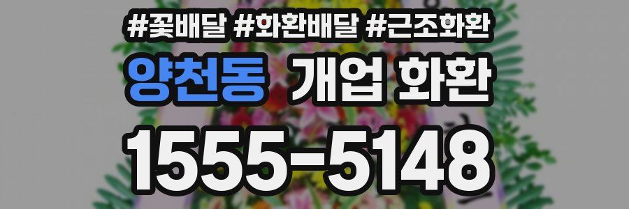 양천동 개업 화환