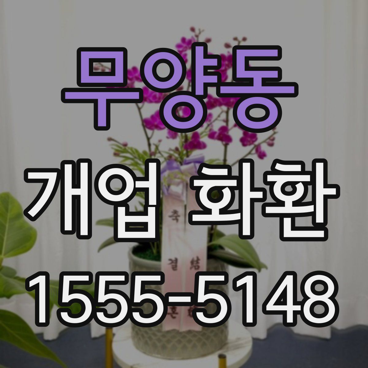 무양동 개업 화환