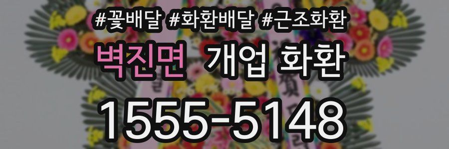 벽진면 개업 화환