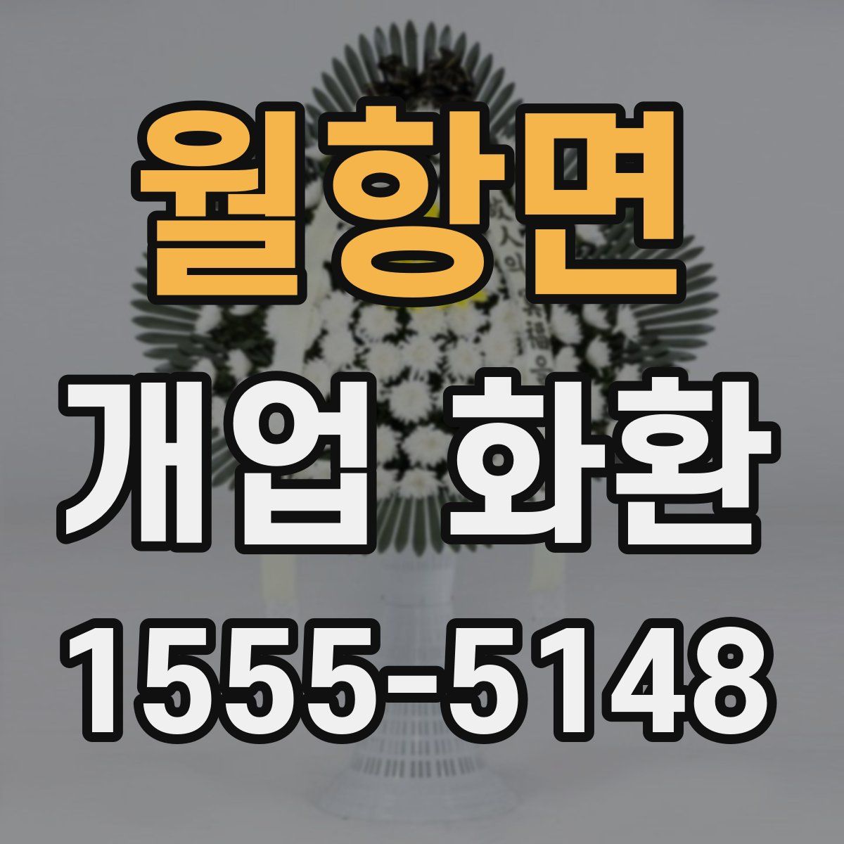 월항면 개업 화환