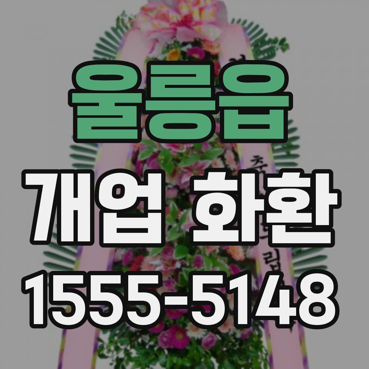 울릉읍 개업 화환