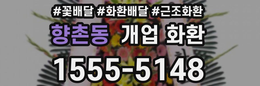 향촌동 개업 화환