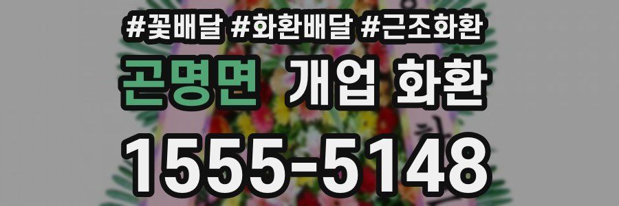 곤명면 개업 화환