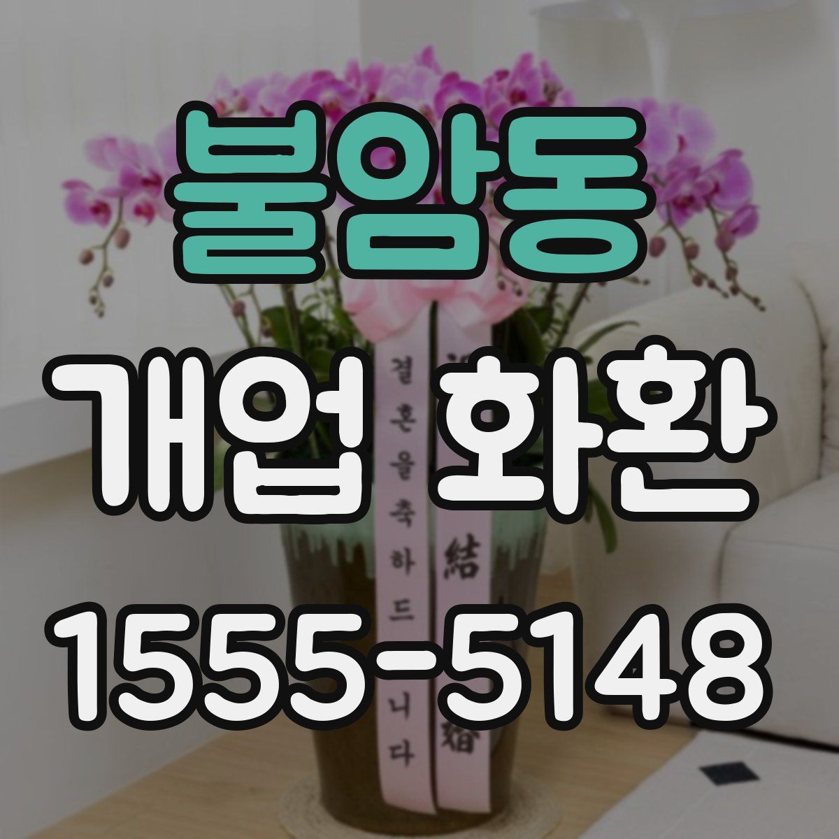 불암동 개업 화환
