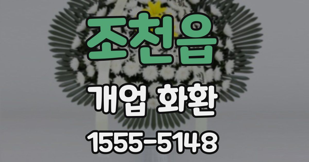 조천읍 개업 화환
