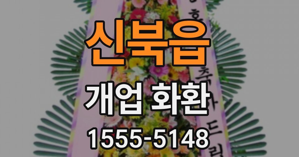 신북읍 개업 화환