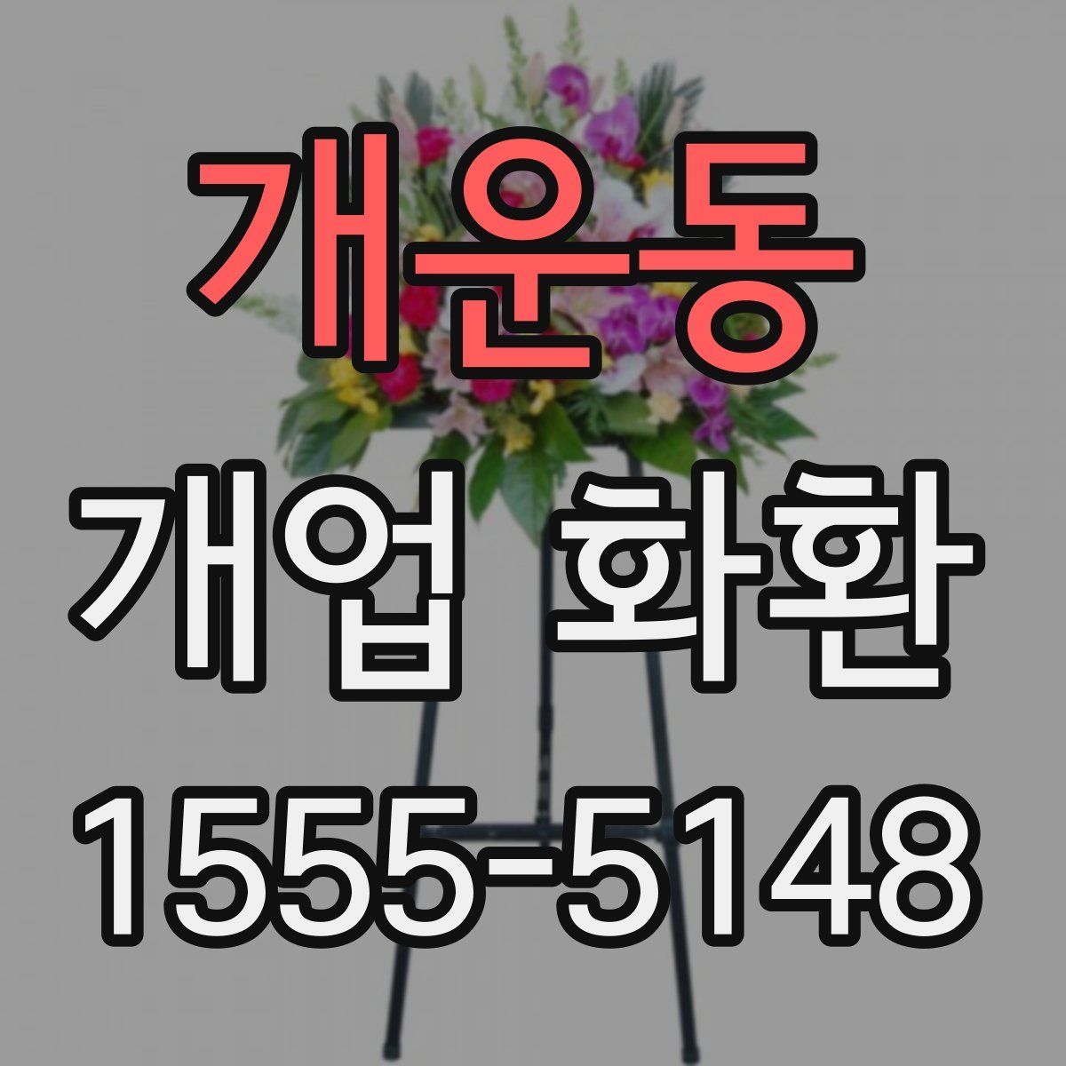 개운동 개업 화환