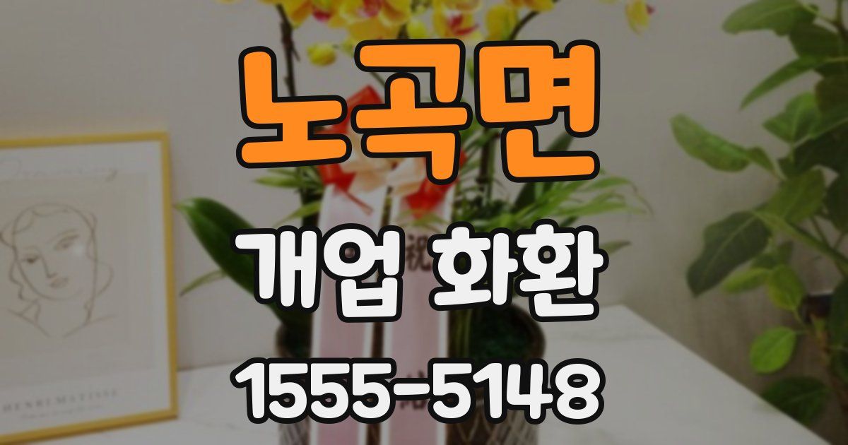 노곡면 개업 화환