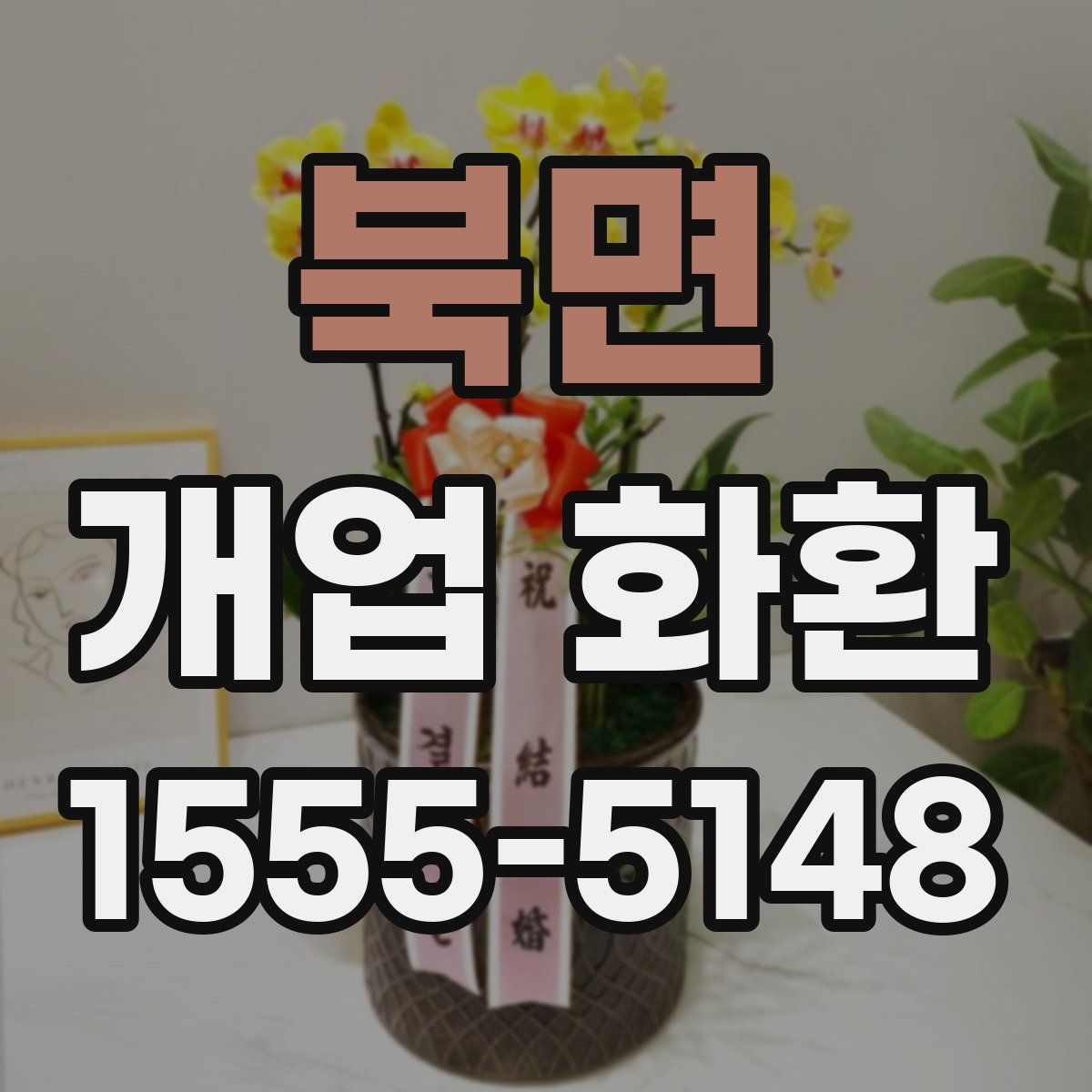 북면 개업 화환