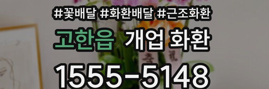 고한읍 개업 화환