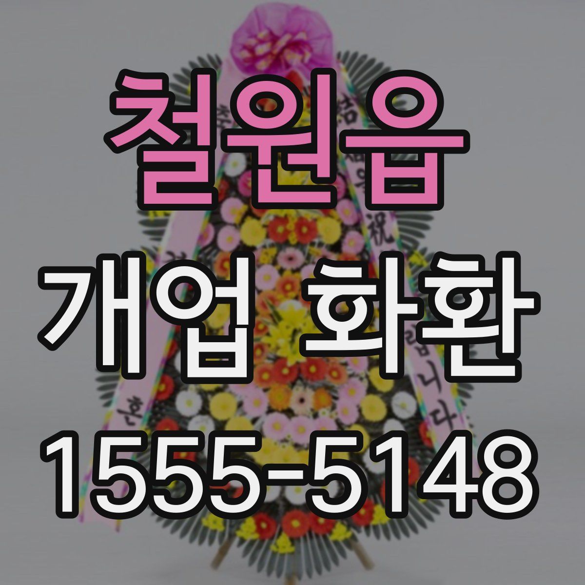 철원읍 개업 화환