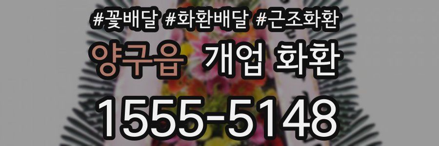 양구읍 개업 화환