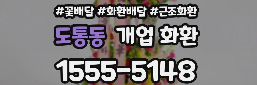 도통동 개업 화환
