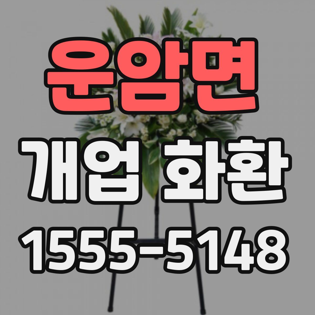 운암면 개업 화환