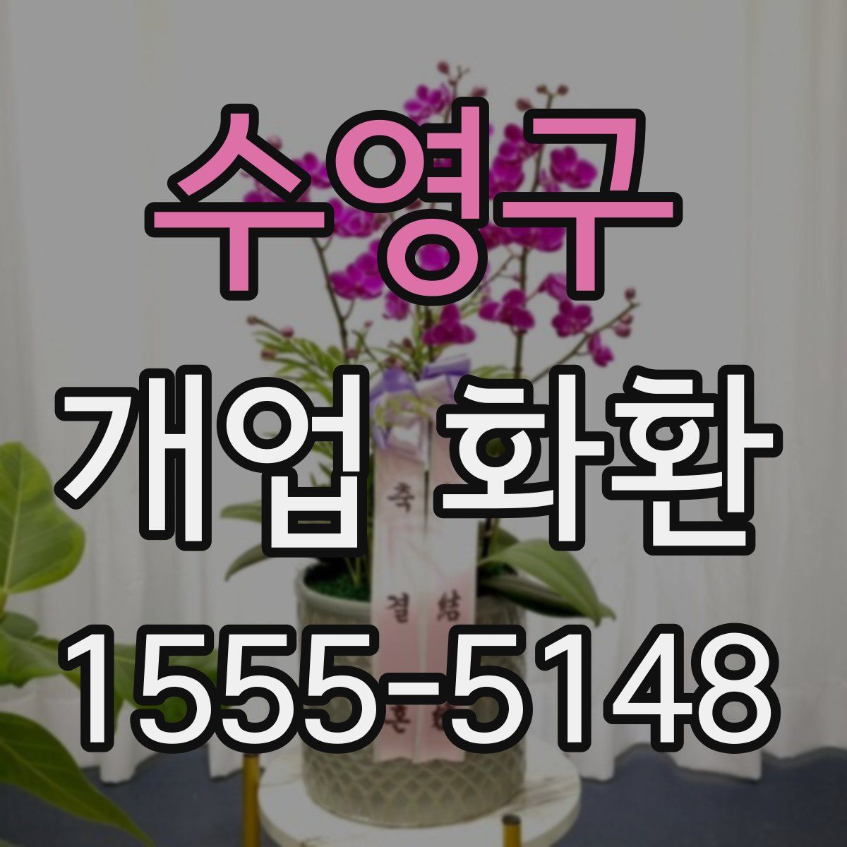 수영구 개업 화환