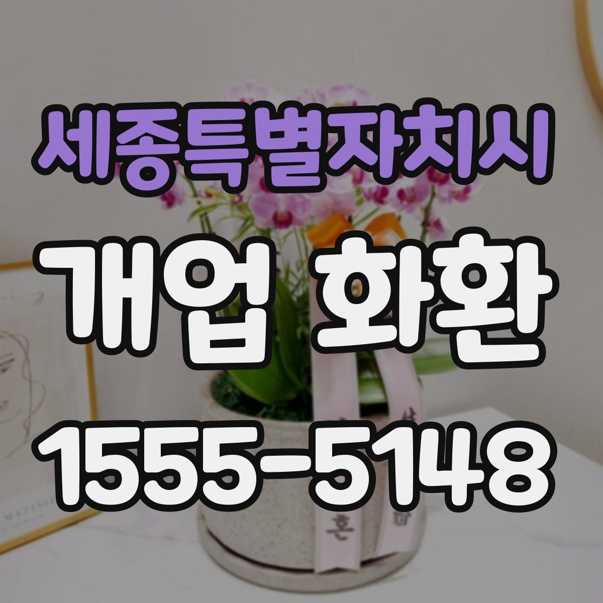 세종특별자치시 개업 화환