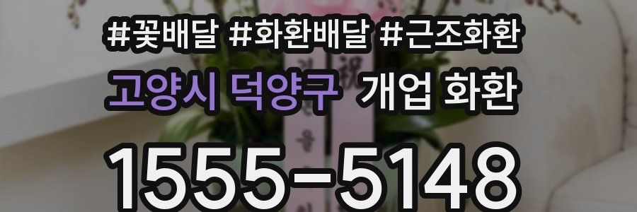 고양시 덕양구 개업 화환