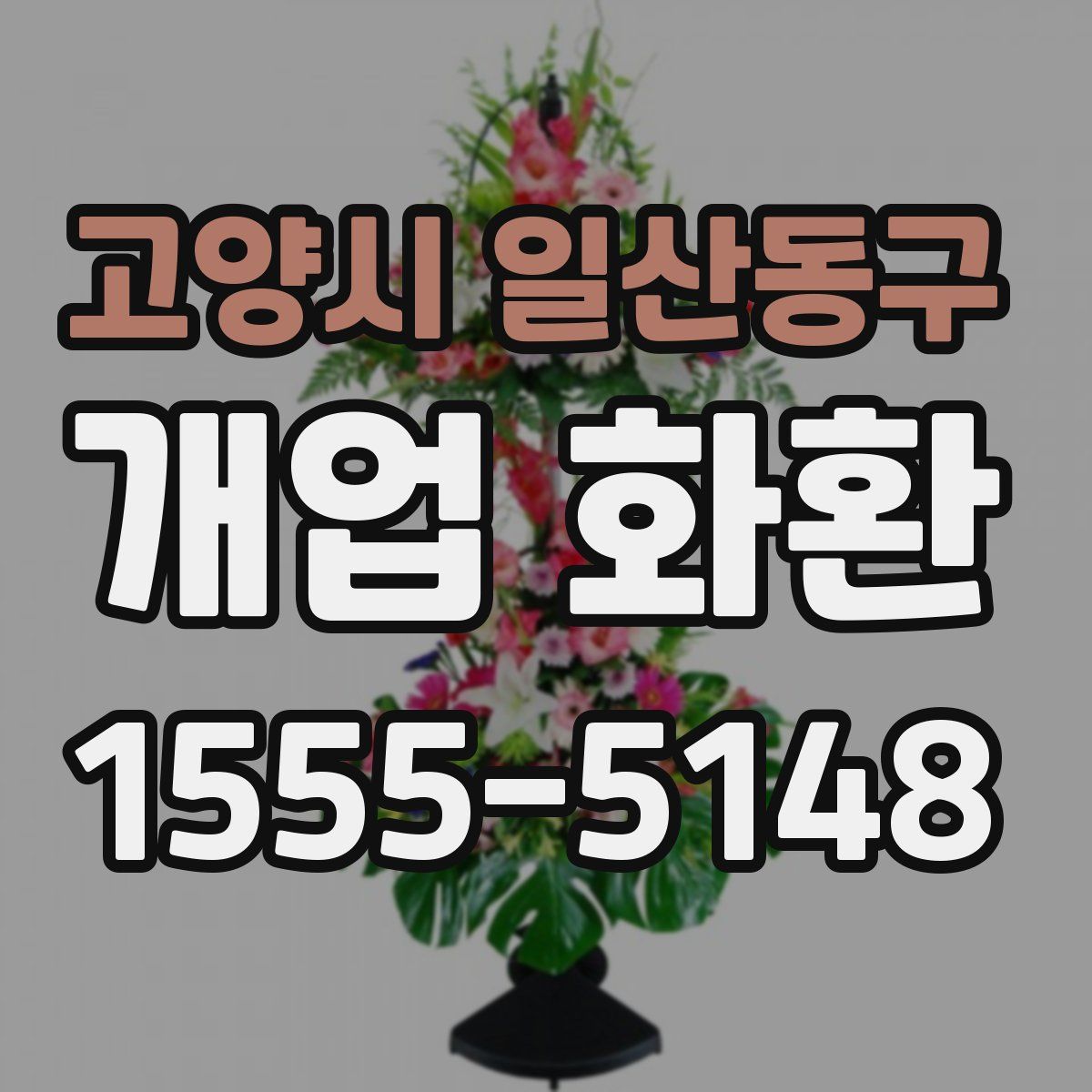 고양시 일산동구 개업 화환
