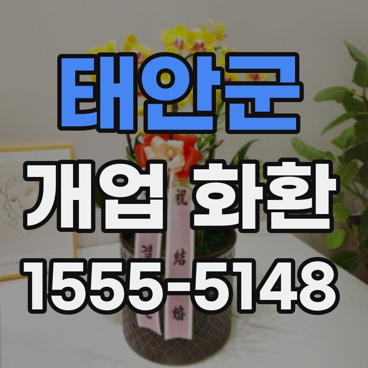태안군 개업 화환
