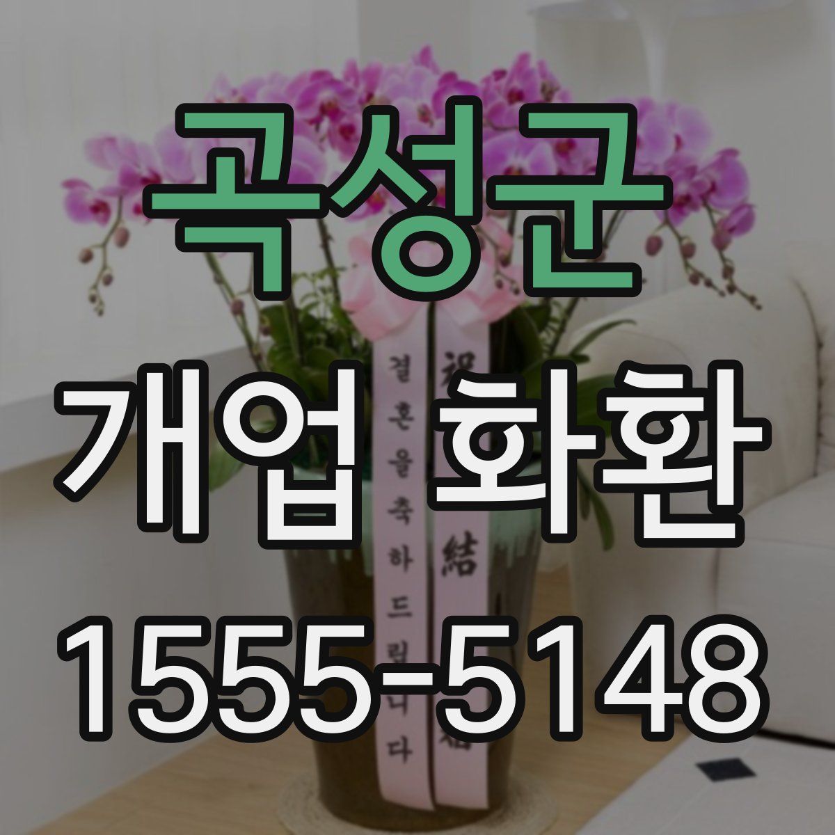 곡성군 개업 화환