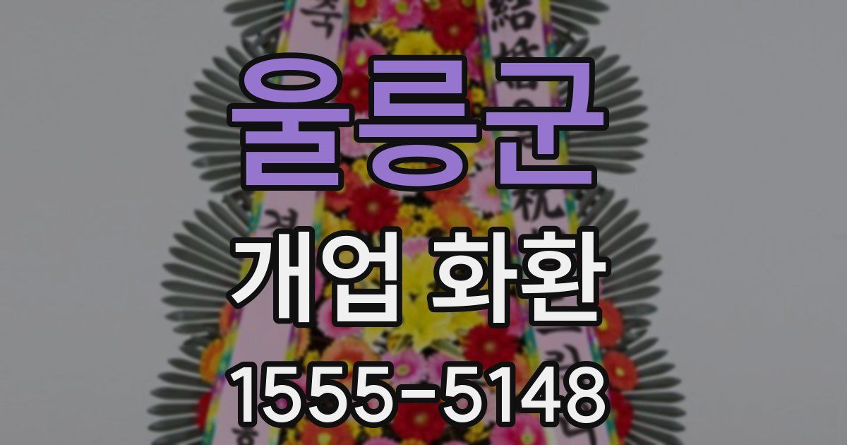 울릉군 개업 화환