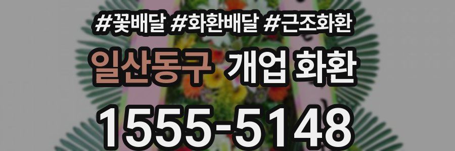 일산동구 개업 화환