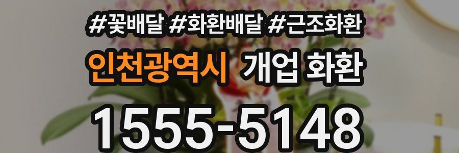 인천광역시 개업 화환
