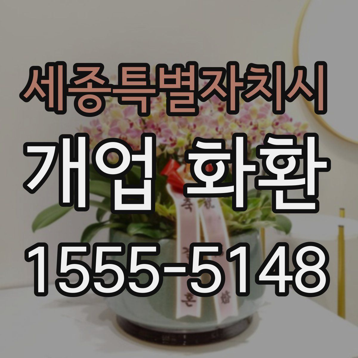 세종특별자치시 개업 화환