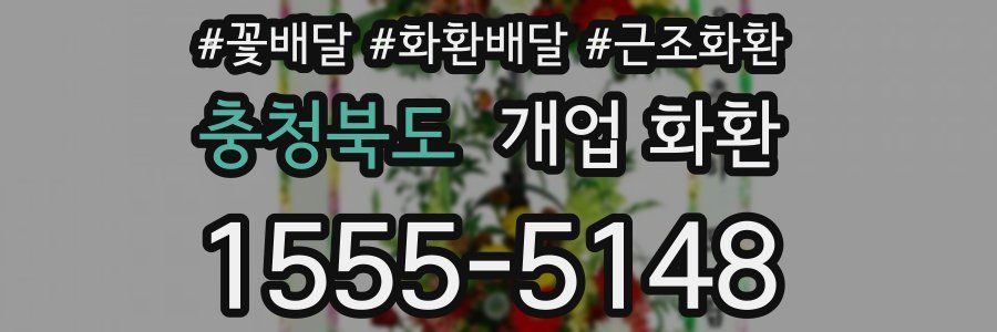 충청북도 개업 화환