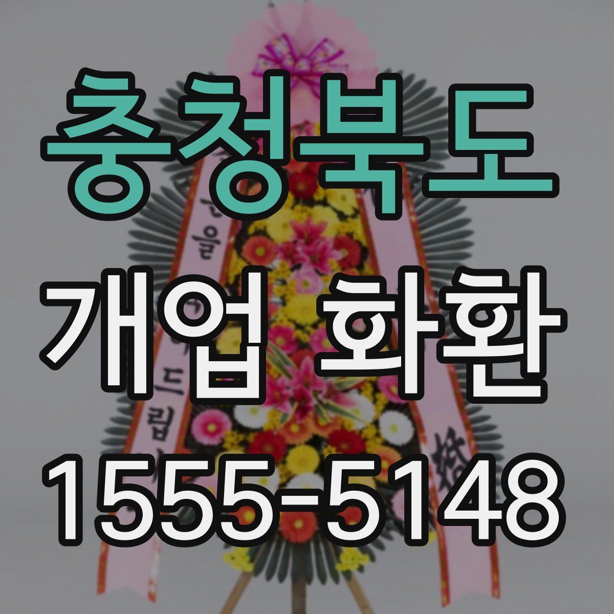 충청북도 개업 화환