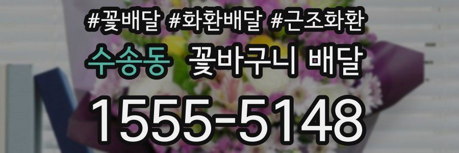 수송동 꽃바구니 배달