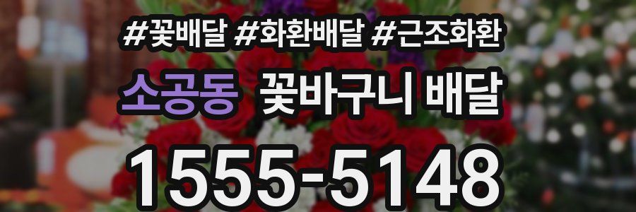 소공동 꽃바구니 배달