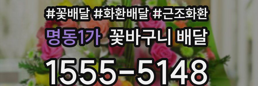 명동1가 꽃바구니 배달