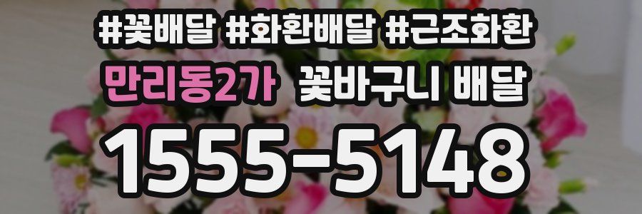 만리동2가 꽃바구니 배달
