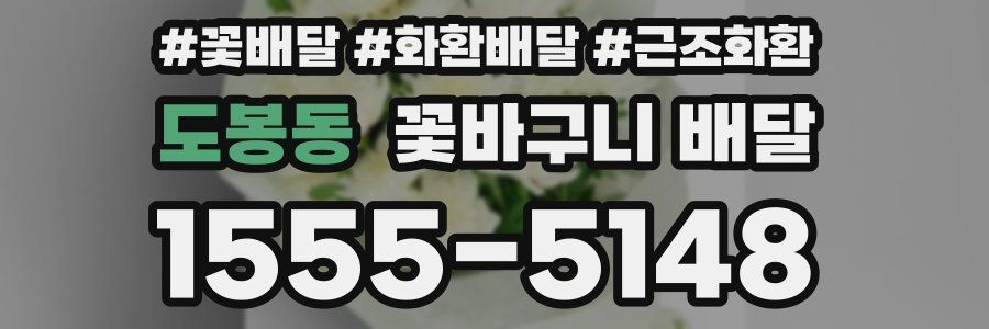 도봉동 꽃바구니 배달