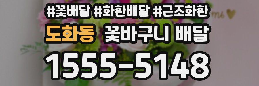 도화동 꽃바구니 배달