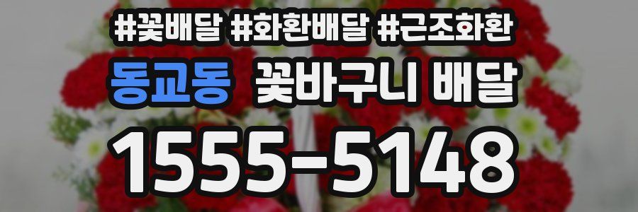 동교동 꽃바구니 배달