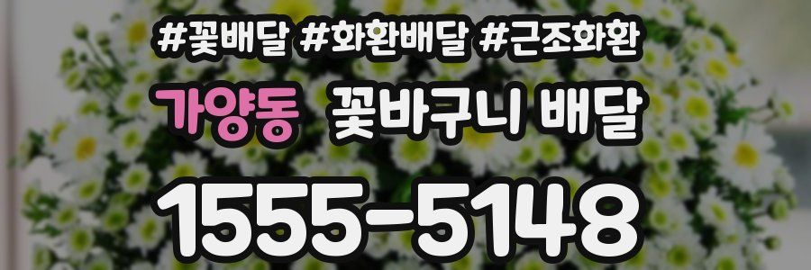 가양동 꽃바구니 배달