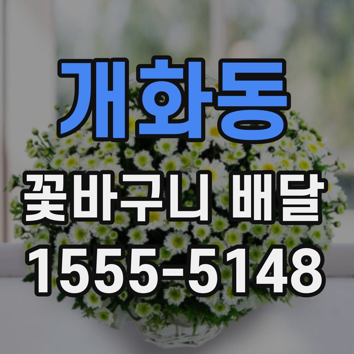 개화동 꽃바구니 배달
