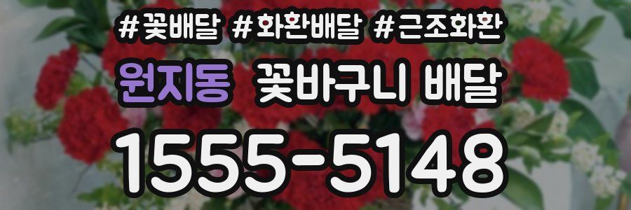 원지동 꽃바구니 배달