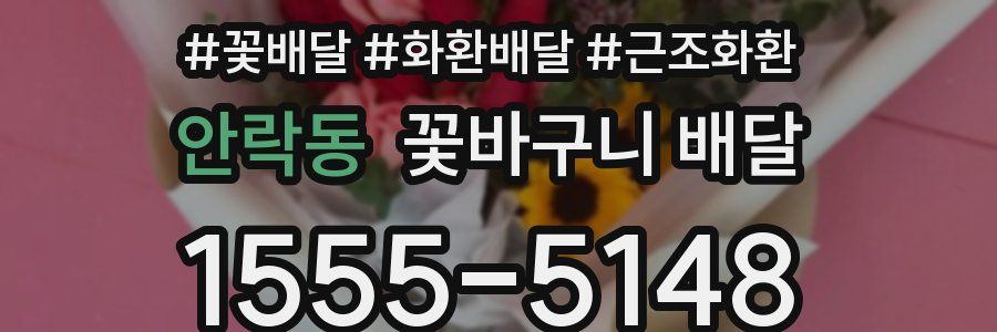 안락동 꽃바구니 배달