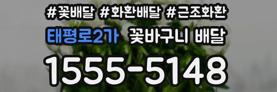태평로2가 꽃바구니 배달
