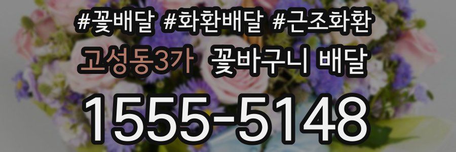 고성동3가 꽃바구니 배달