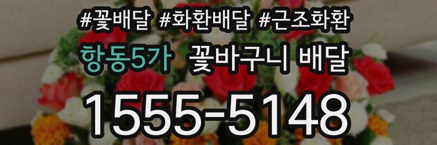 항동5가 꽃바구니 배달