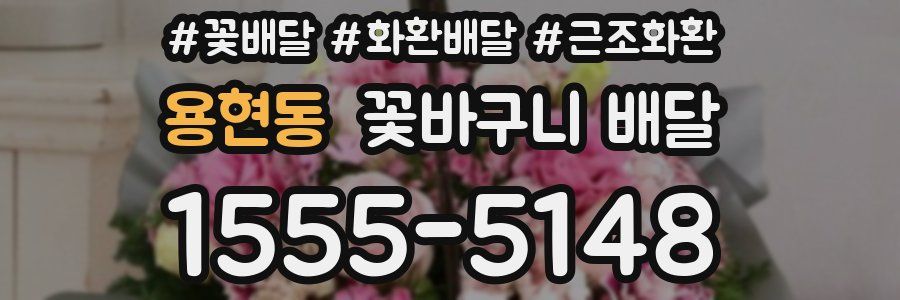 용현동 꽃바구니 배달